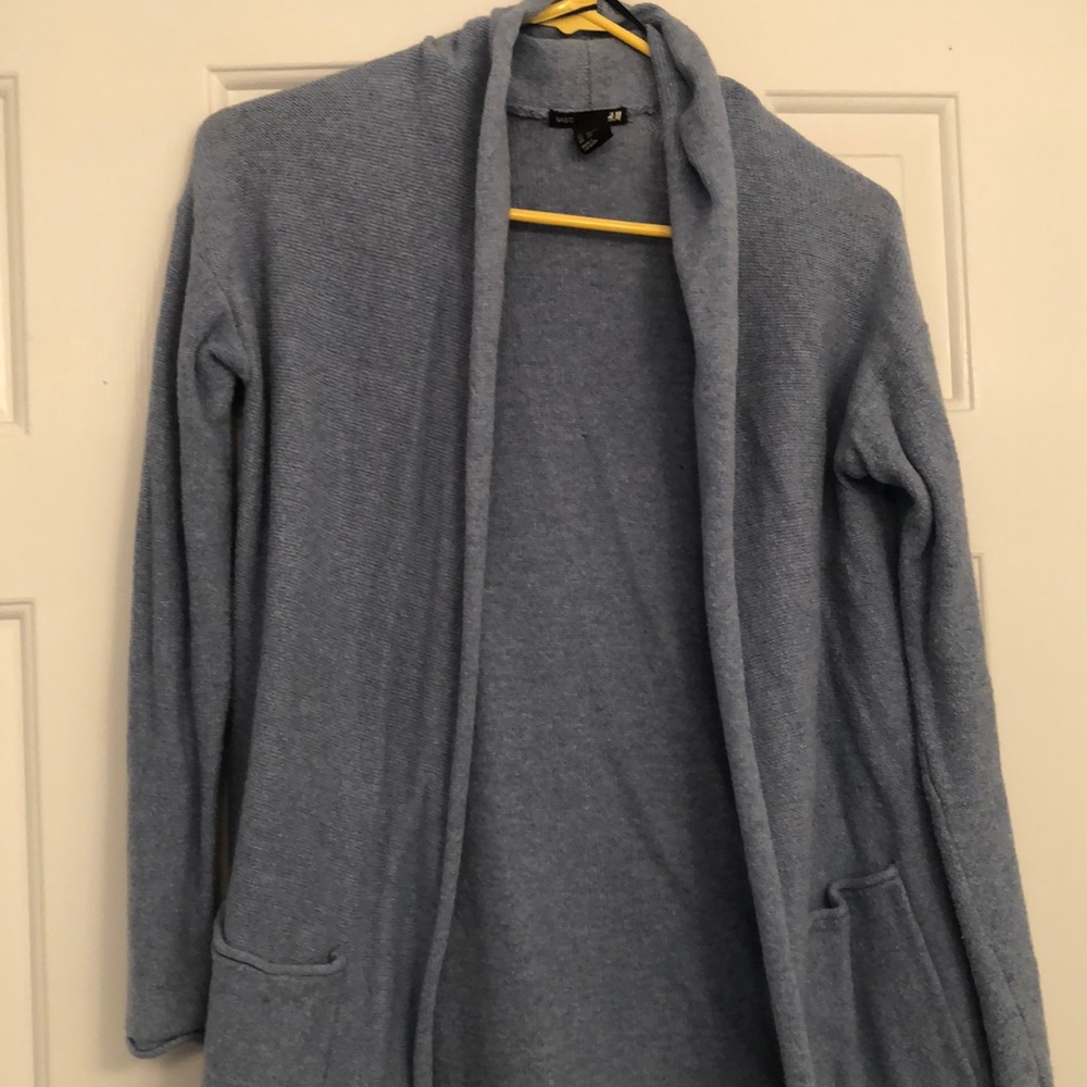 H&M - blue cardigan
